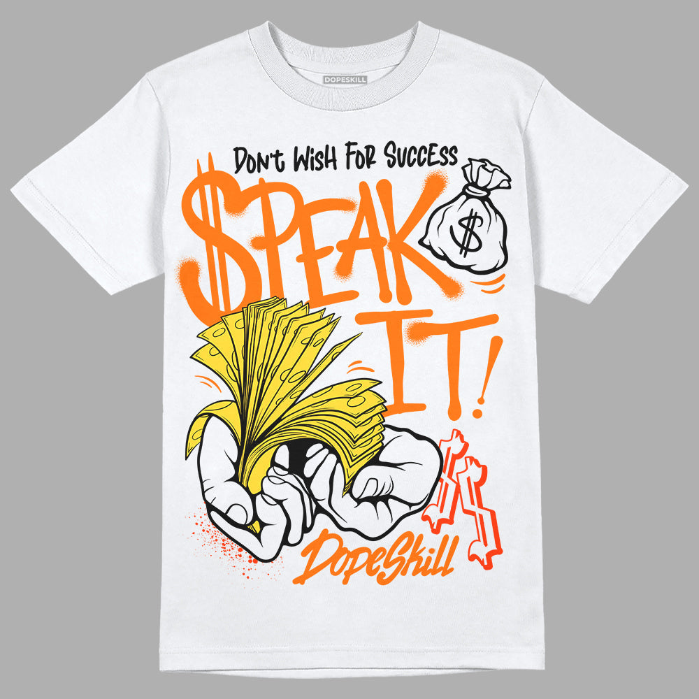 Black Tour Yellow AJ 4 Thunder superstreetwear Unisex T-Shirt Speak It Graphic