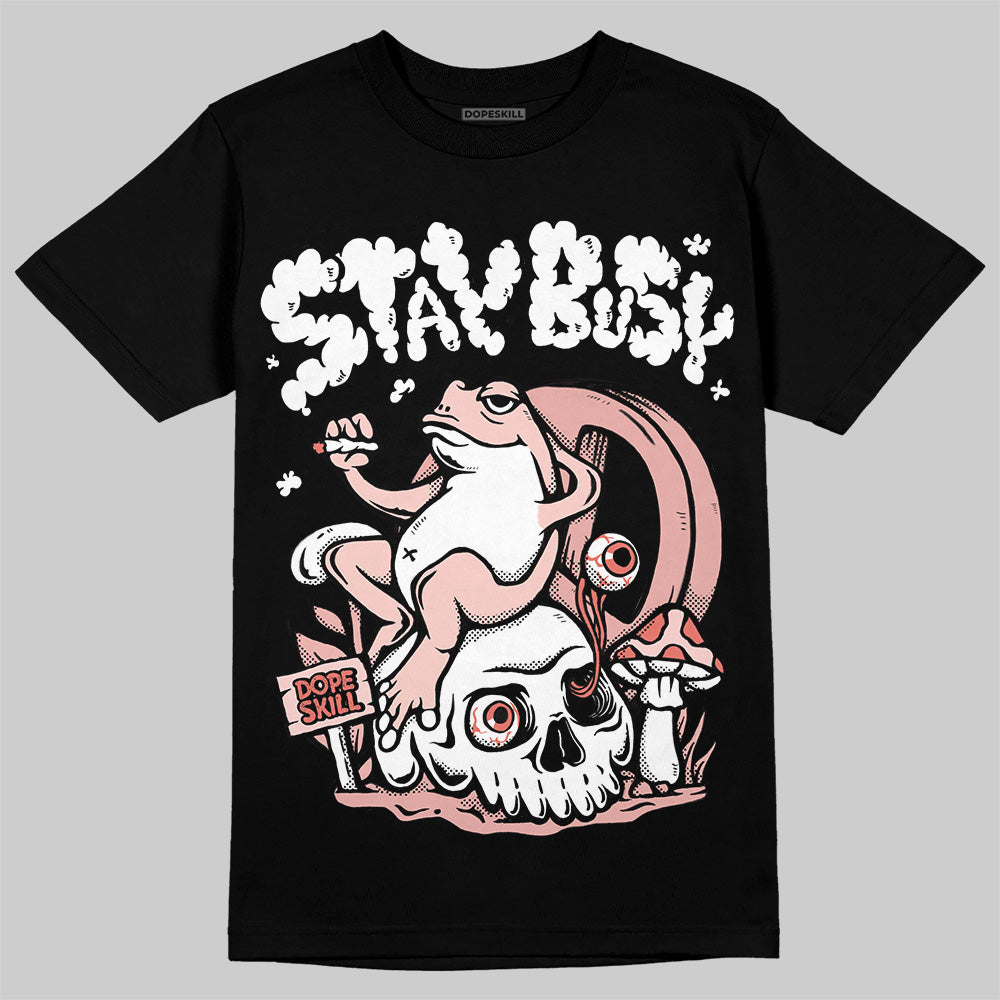 Leather Curb Glitter Pale Pink superstreetwear T-Shirt Stay Busy Graphic