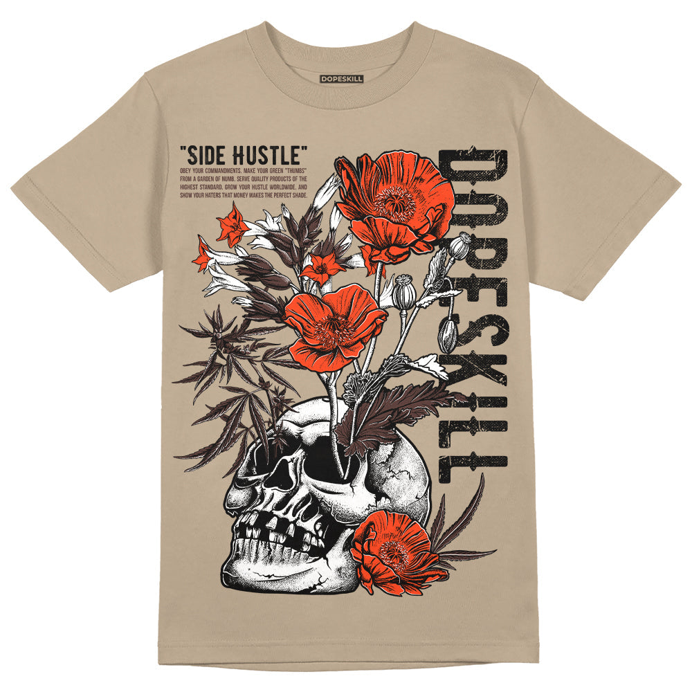 Latte 1s superstreetwear Medium Brown T-shirt Side Hustle Graphic