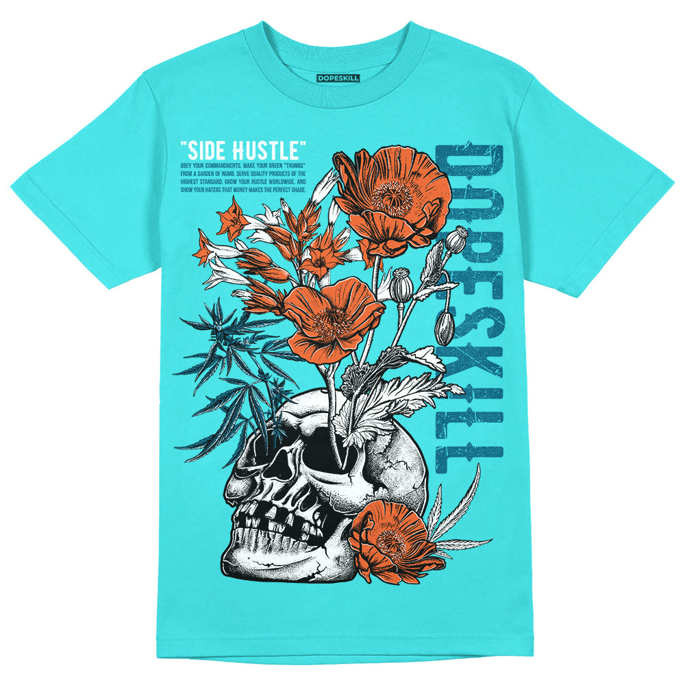 Dunk Dolphins superstreetwear Tahiti Blue T-shirt Side Hustle Graphic