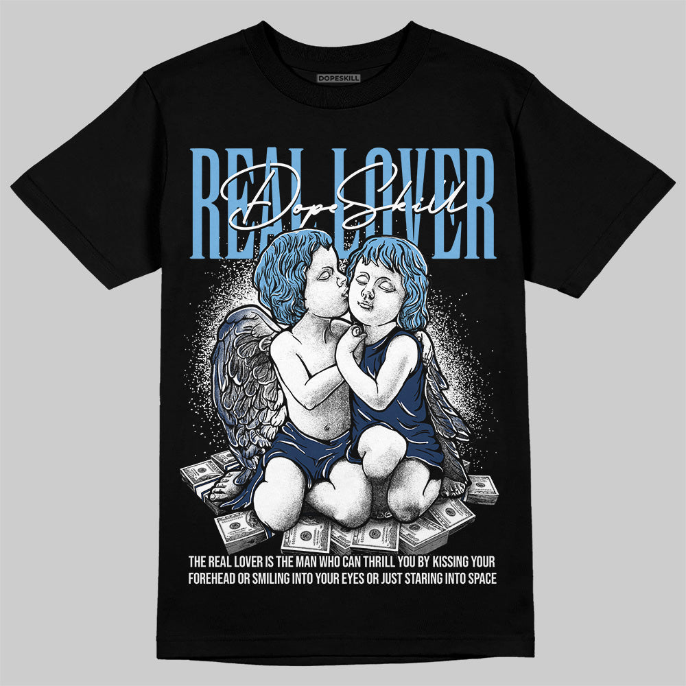 Summit White Navy 4s superstreetwear T-Shirt Real Lover Graphic