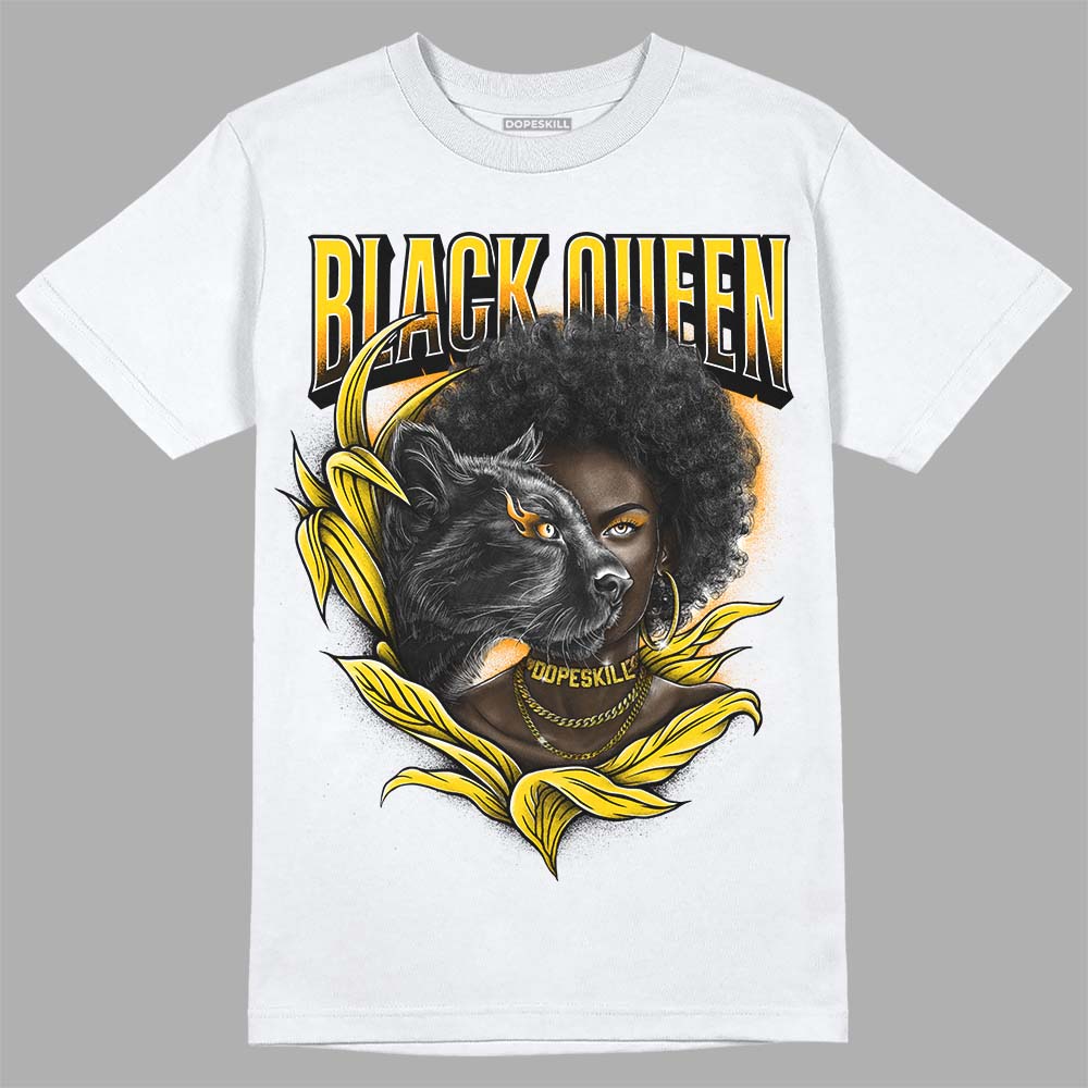 Yellow Ochre 6s superstreetwear T-Shirt New Black Queen Graphic