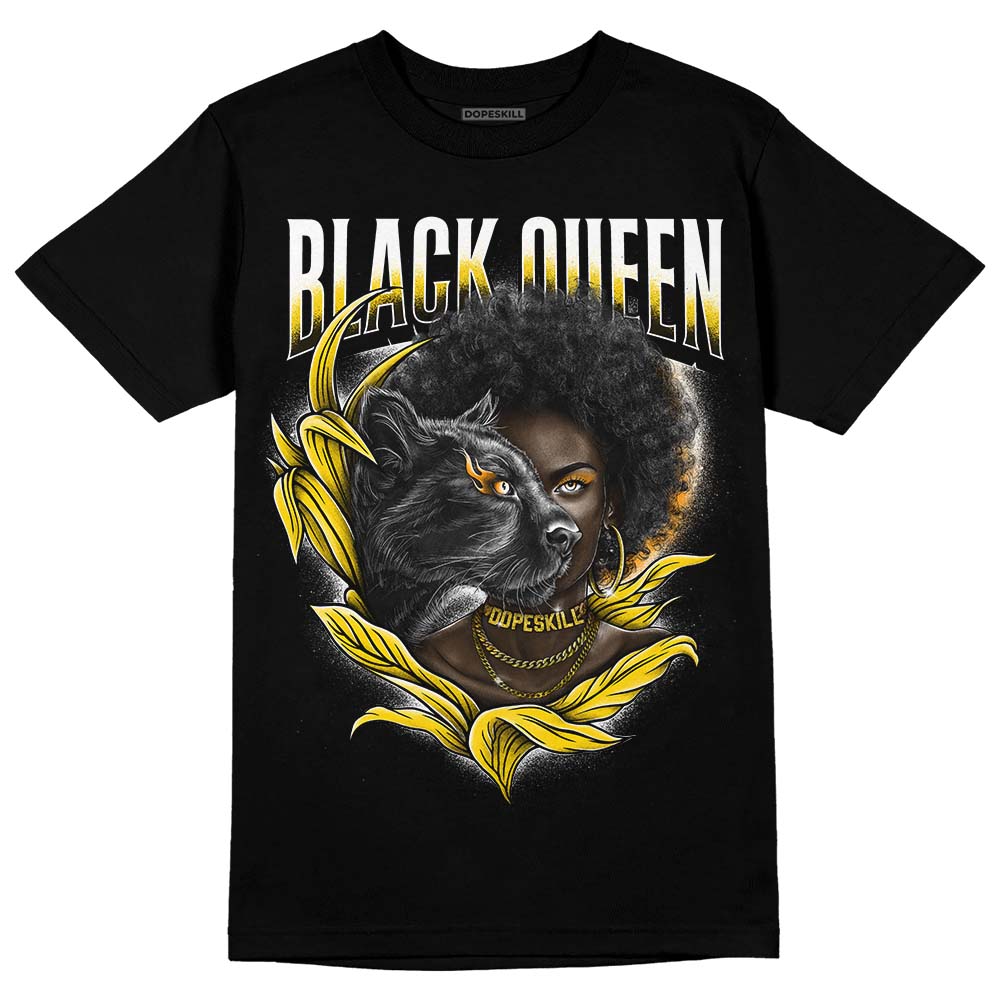 Yellow Ochre 6s superstreetwear T-Shirt New Black Queen Graphic