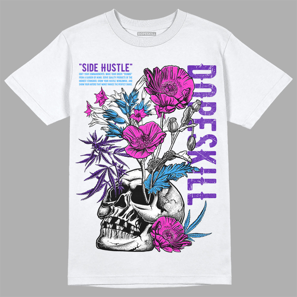 Dunk Purple Championship Court White superstreetwear T-Shirt Side Hustle Graphic