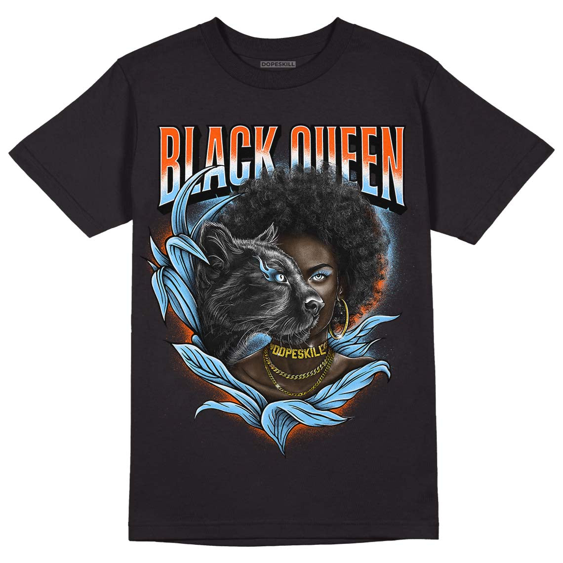 Dunk Low Futura University Blue superstreetwear T-Shirt New Black Queen Graphic