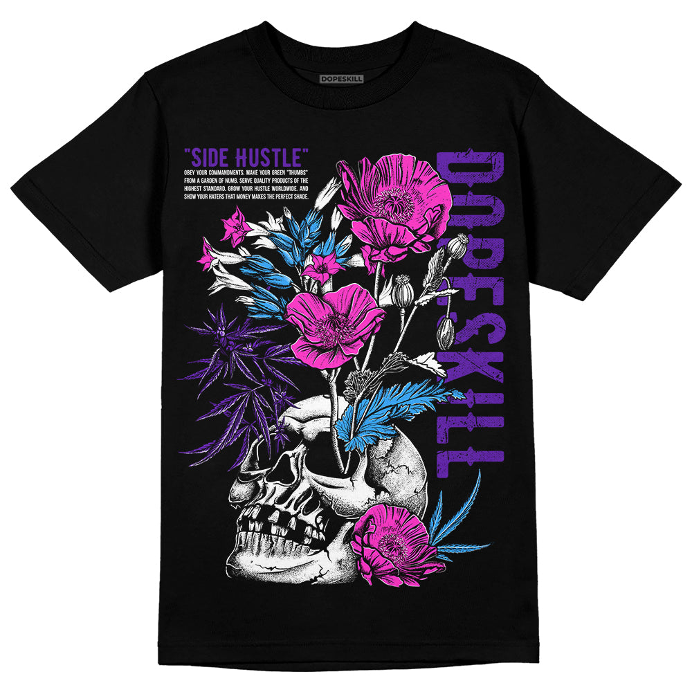 Dunk Purple Championship Court White superstreetwear T-Shirt Side Hustle Graphic