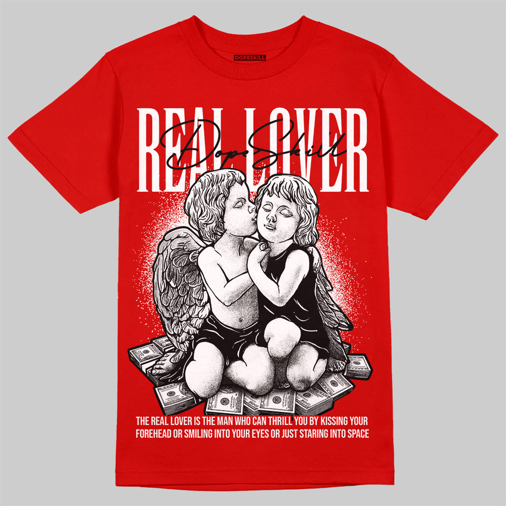 Bred Velvet 11s superstreetwear Red T-shirt Real Lover Graphic