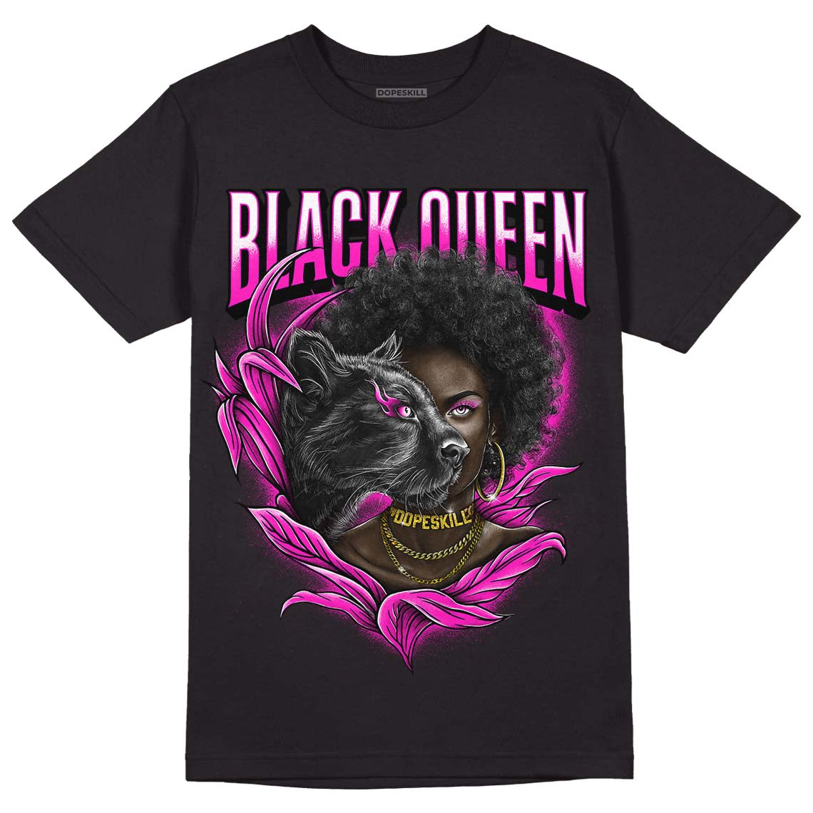 Dunk Low Active Fuchsia superstreetwear T-Shirt New Black Queen Graphic