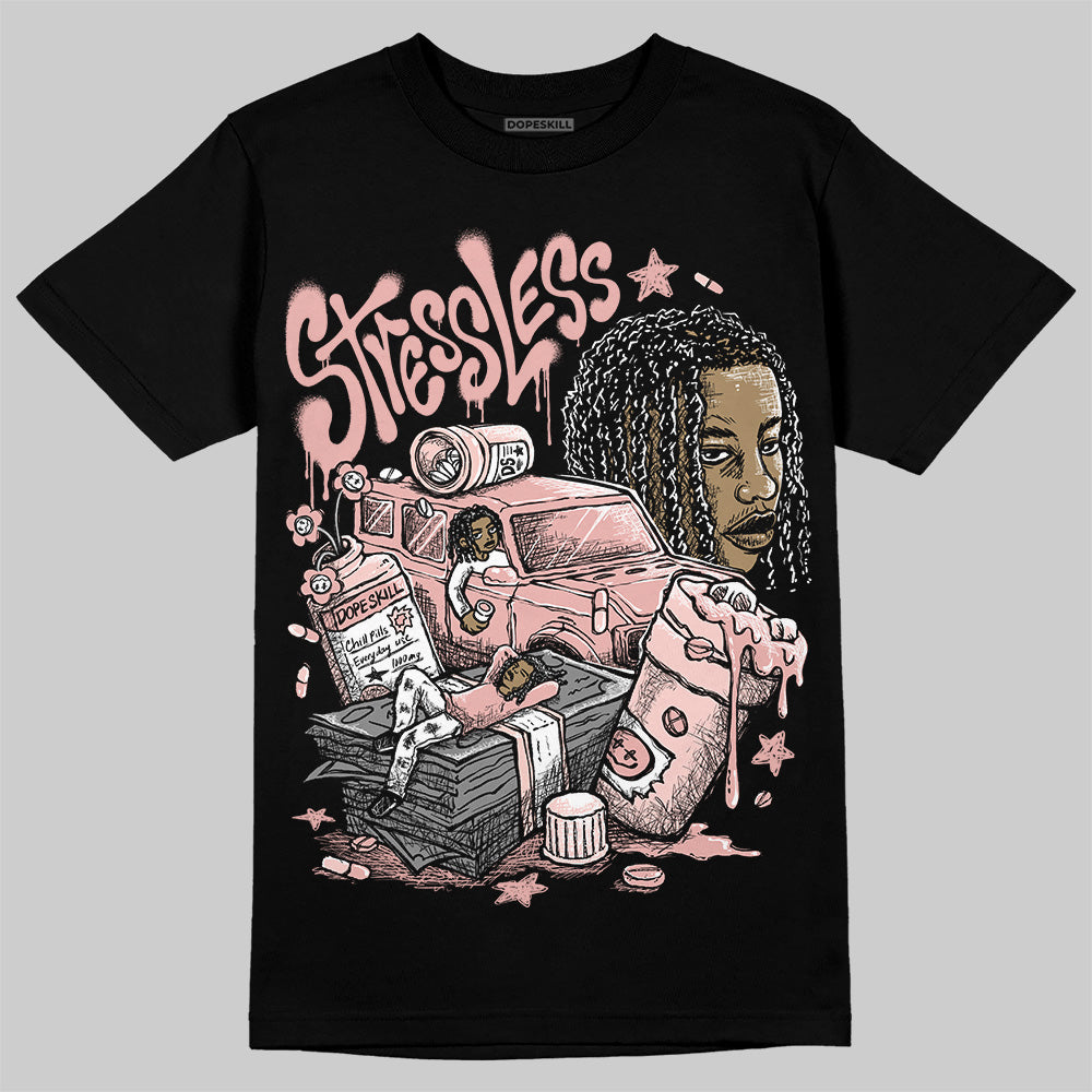 Leather Curb Glitter Pale Pink superstreetwear T-Shirt Stressless Graphic