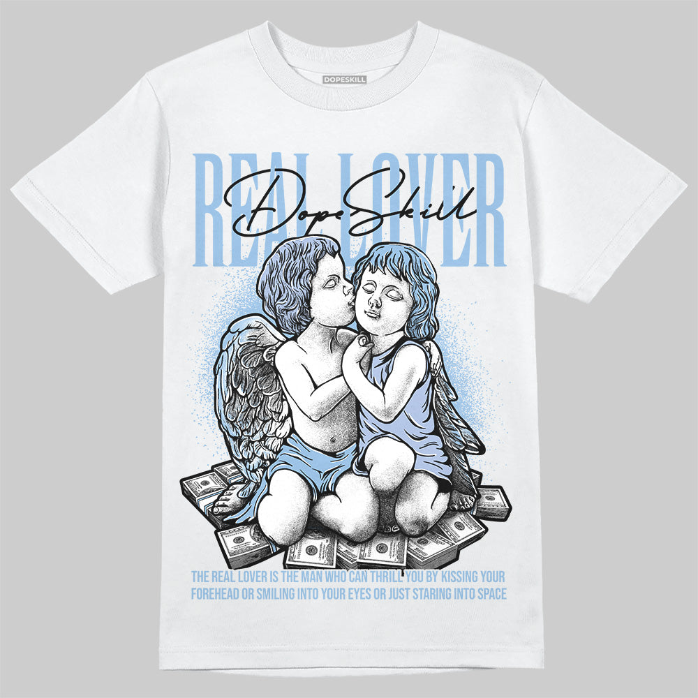 Women's Runner Sneaker Light Blue superstreetwear T-Shirt Real Lover Graphic