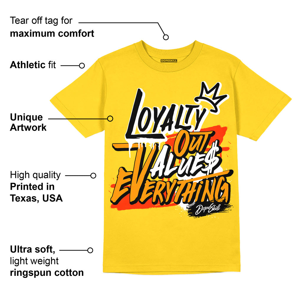 Yellow Ochre 6s superstreetwear Yellow T-shirt LOVE Graphic