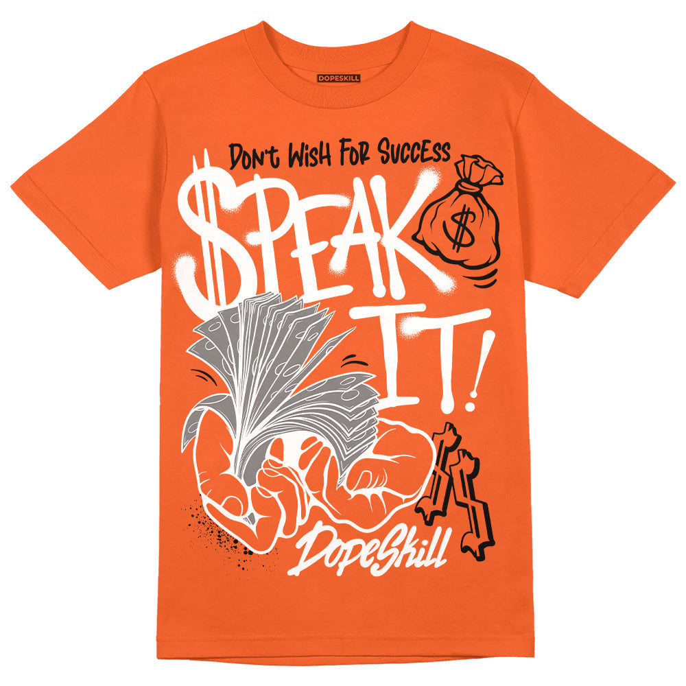 Georgia Peach 3s superstreetwear Orange T-shirt Speak It Graphic