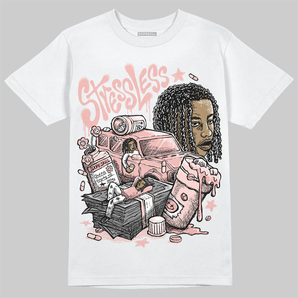 Leather Curb Glitter Pale Pink superstreetwear T-Shirt Stressless Graphic