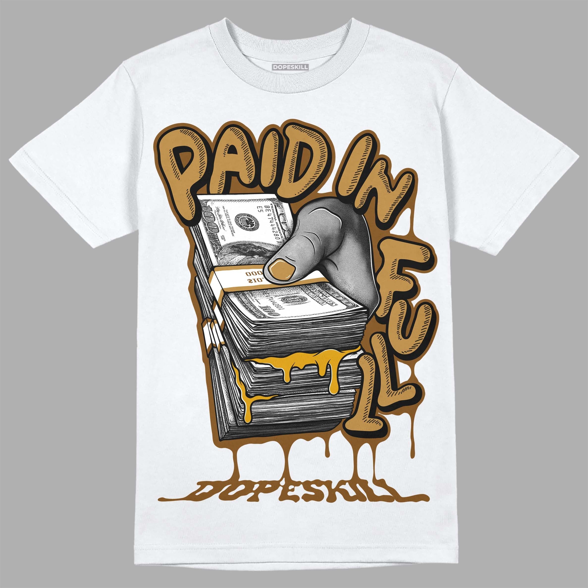 Wheat 13s superstreetwear T-Shirt Paid In Full Graphic
