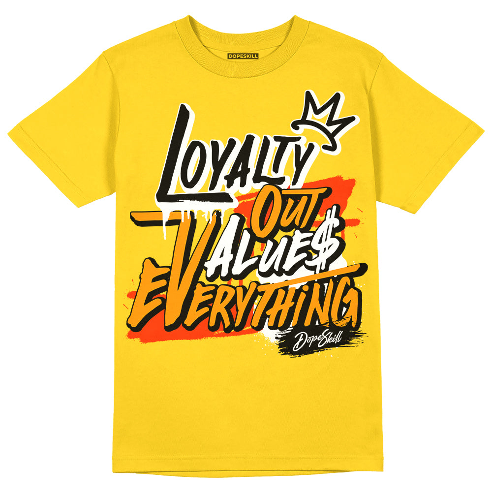 Yellow Ochre 6s superstreetwear Yellow T-shirt LOVE Graphic