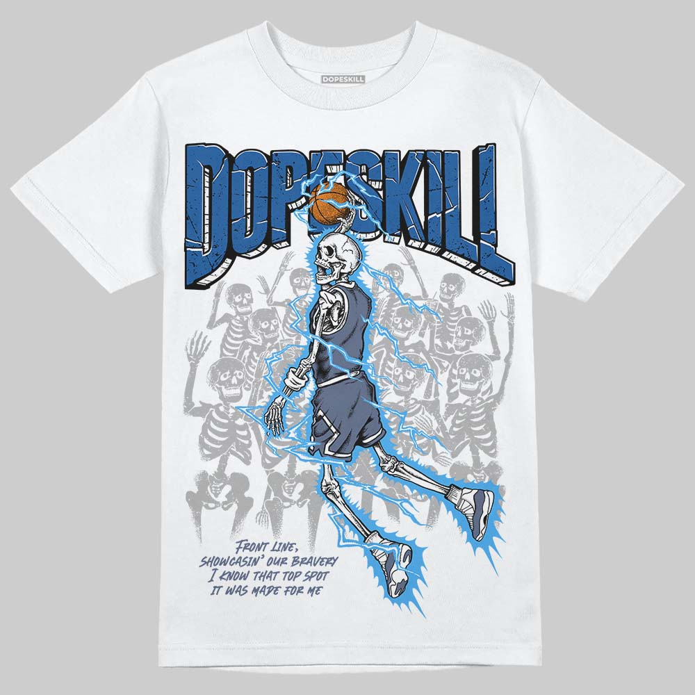 Diffused Blue 11s superstreetwear T-Shirt Thunder Dunk Graphic