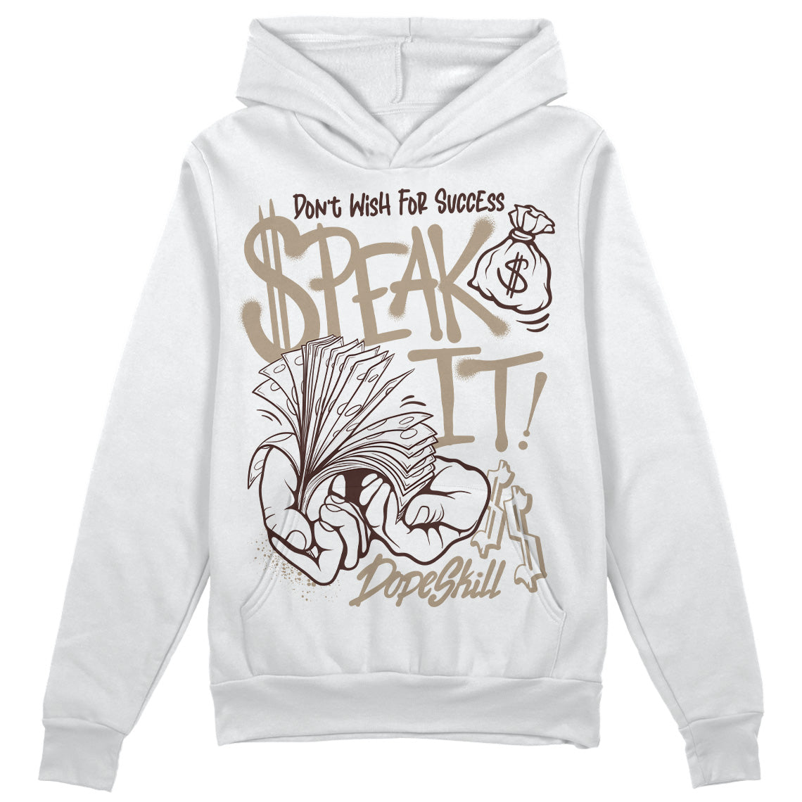 Latte 1s superstreetwear Hoodie Sweatshirt Speak It Graphic