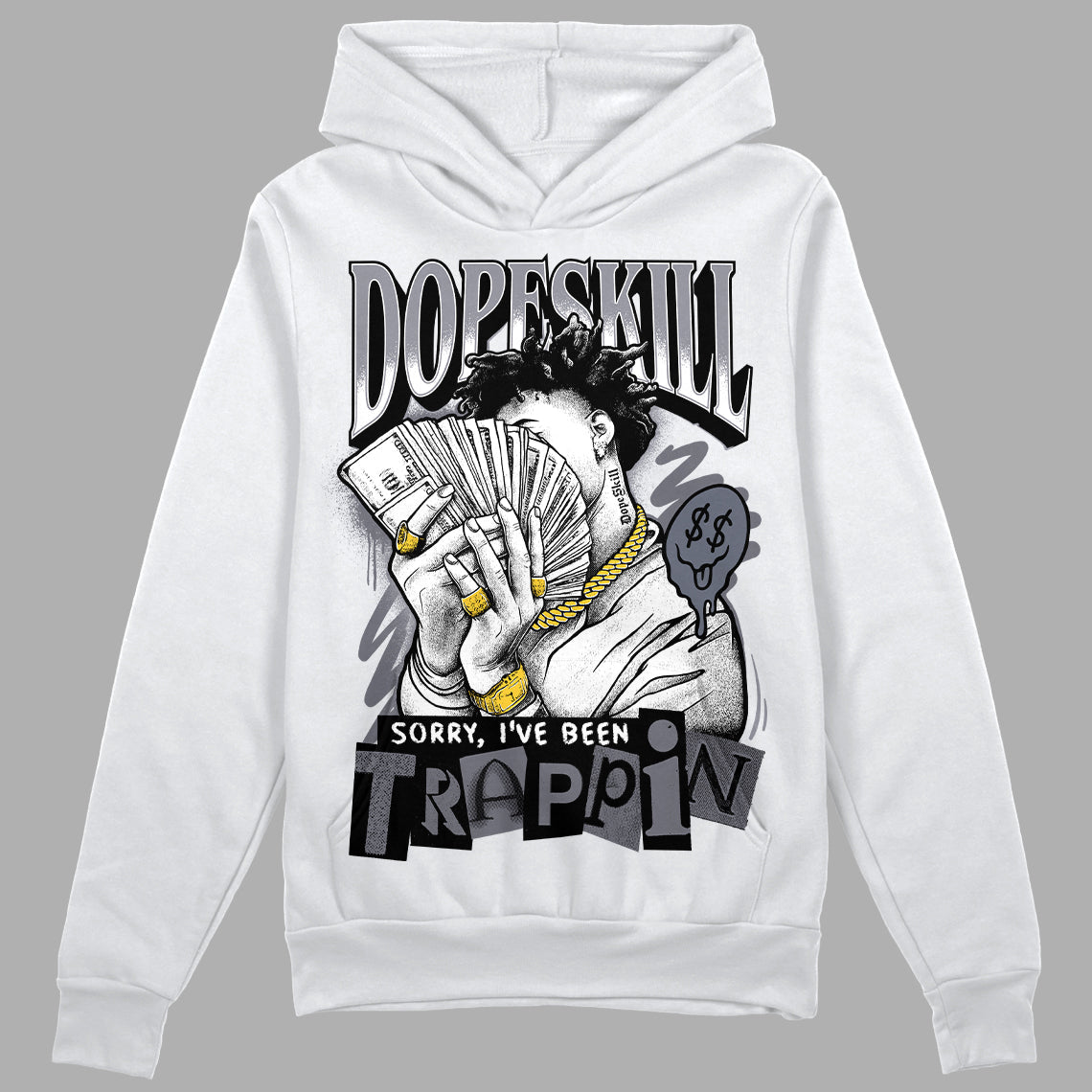 Stealth 14s superstreetwear Hoodie Sweatshirt Sorry I've Been Trappin Graphic