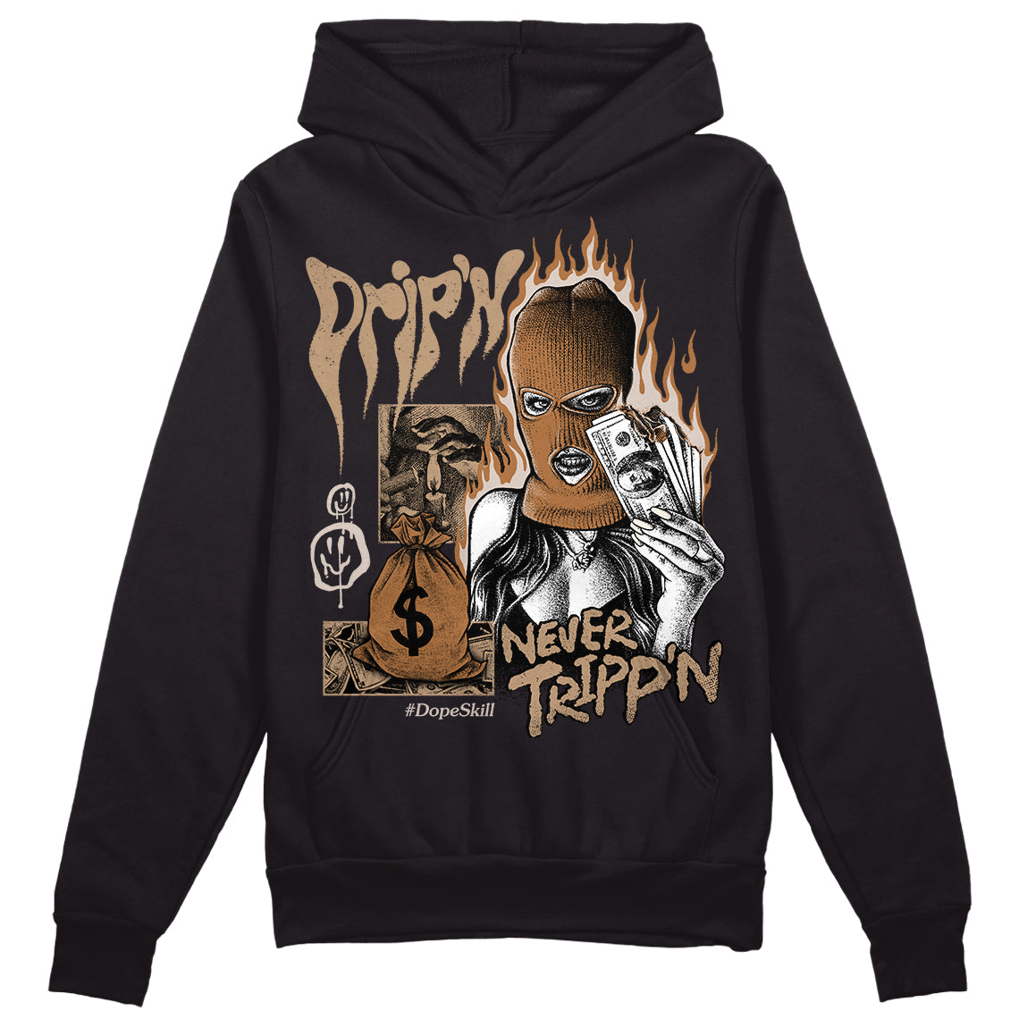 Palomino 3s superstreetwear Hoodie Sweatshirt Drip'n Never Tripp'n Graphic