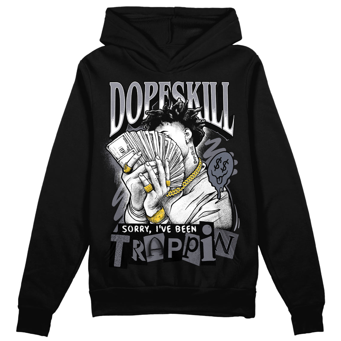 Stealth 14s superstreetwear Hoodie Sweatshirt Sorry I've Been Trappin Graphic