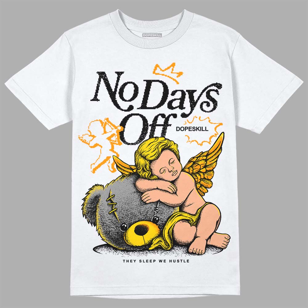 Yellow Ochre 6s superstreetwear T-Shirt New No Days Off Graphic