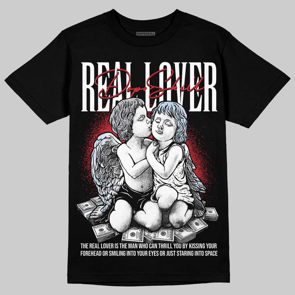 Black Metallic Reimagined 5s superstreetwear T-Shirt Real Lover Graphic