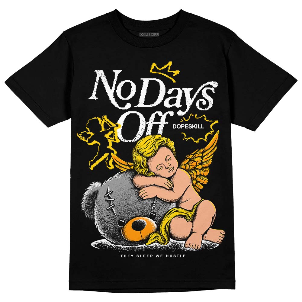 Yellow Ochre 6s superstreetwear T-Shirt New No Days Off Graphic
