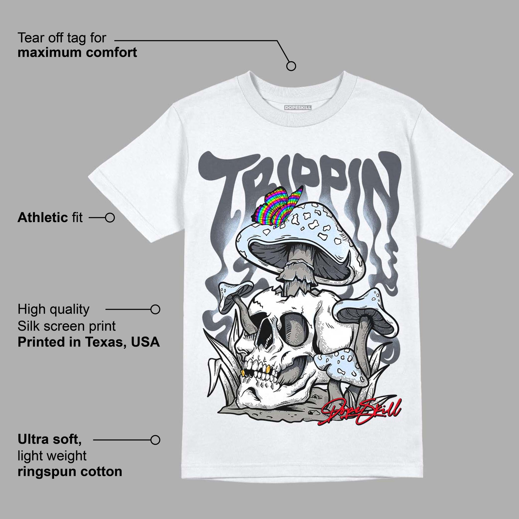 Cool Grey 11s superstreetwear T-Shirt Trippin Graphic