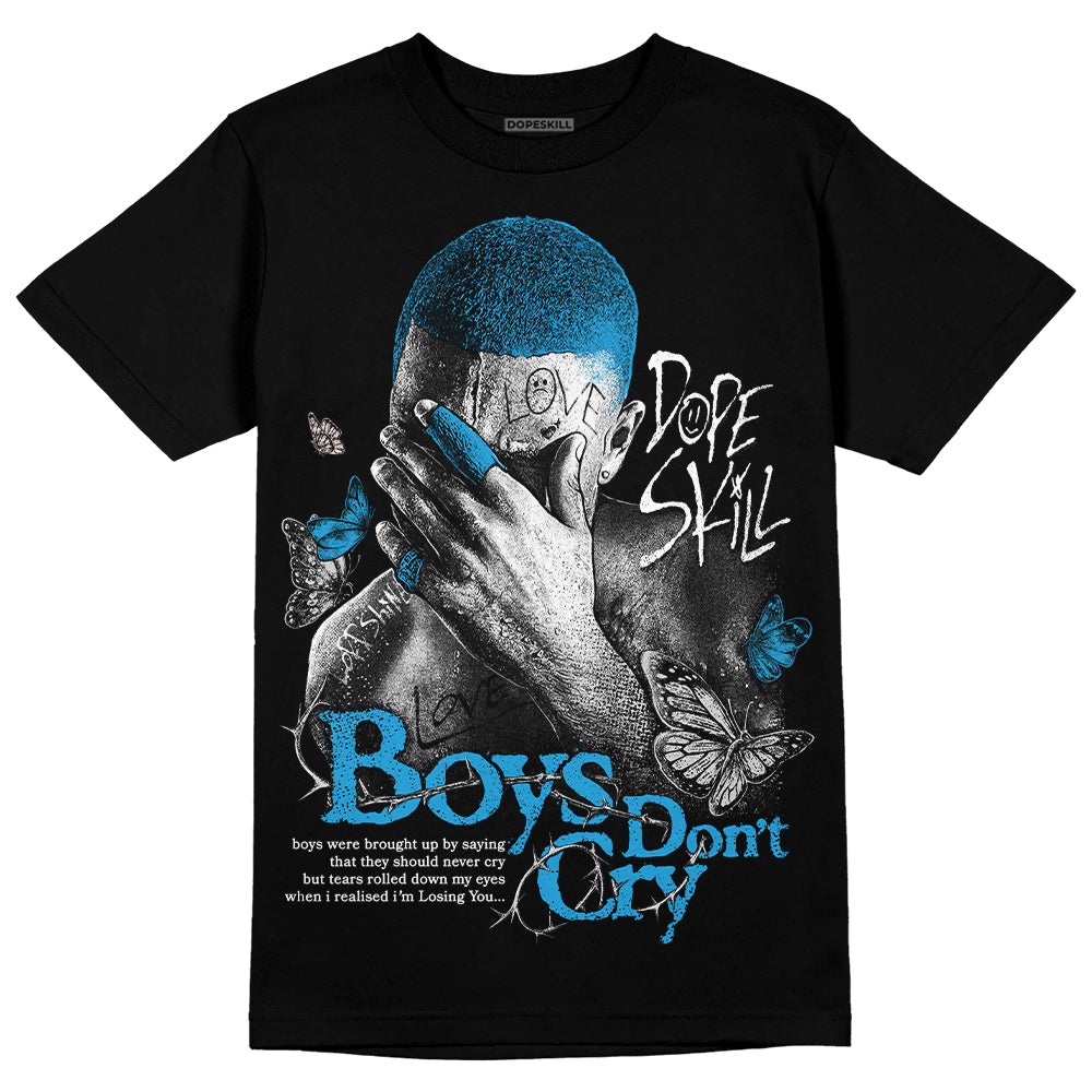 Military Blue 4s superstreetwear T-Shirt Boys Don't Cry Graphic