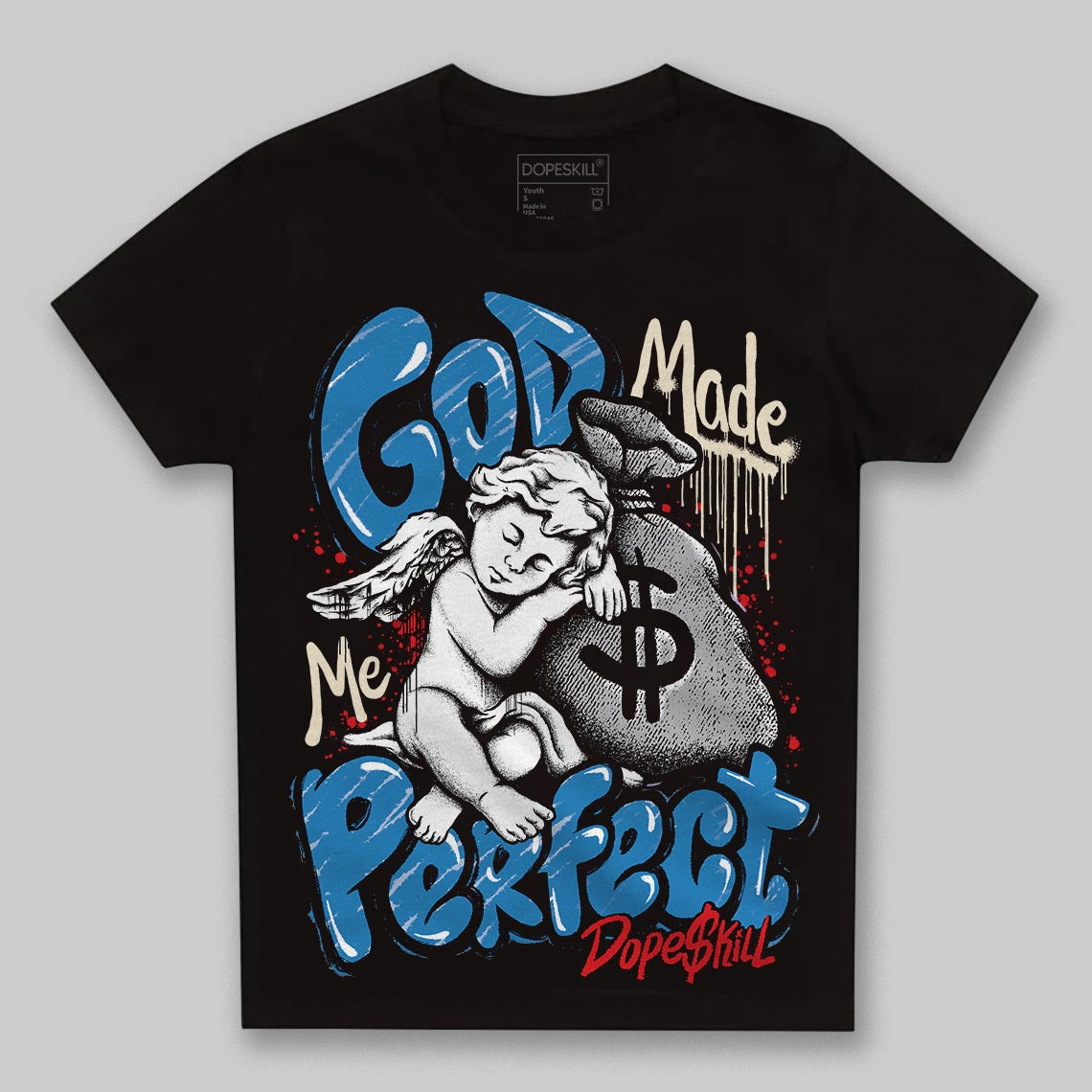 Rare Air 3s superstreetwear Toddler Kids T-shirt God Made Me Perfect Graphic