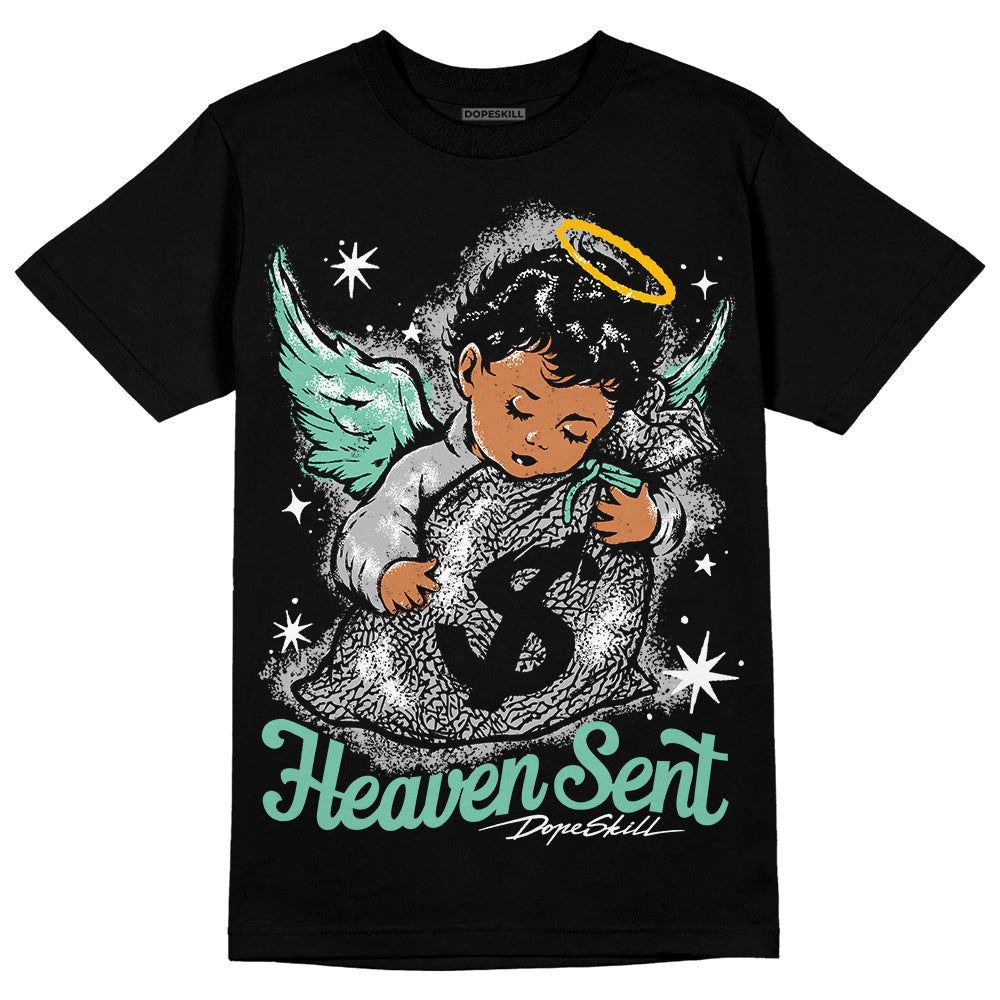 Green Glow 3s superstreetwear T-Shirt Heaven Sent Graphic