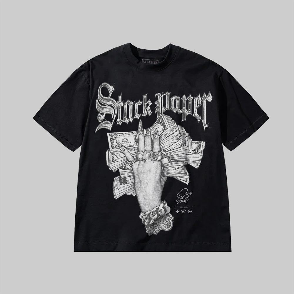 Stack Paper Grey Graphic superstreetwear Premium T-Shirt
