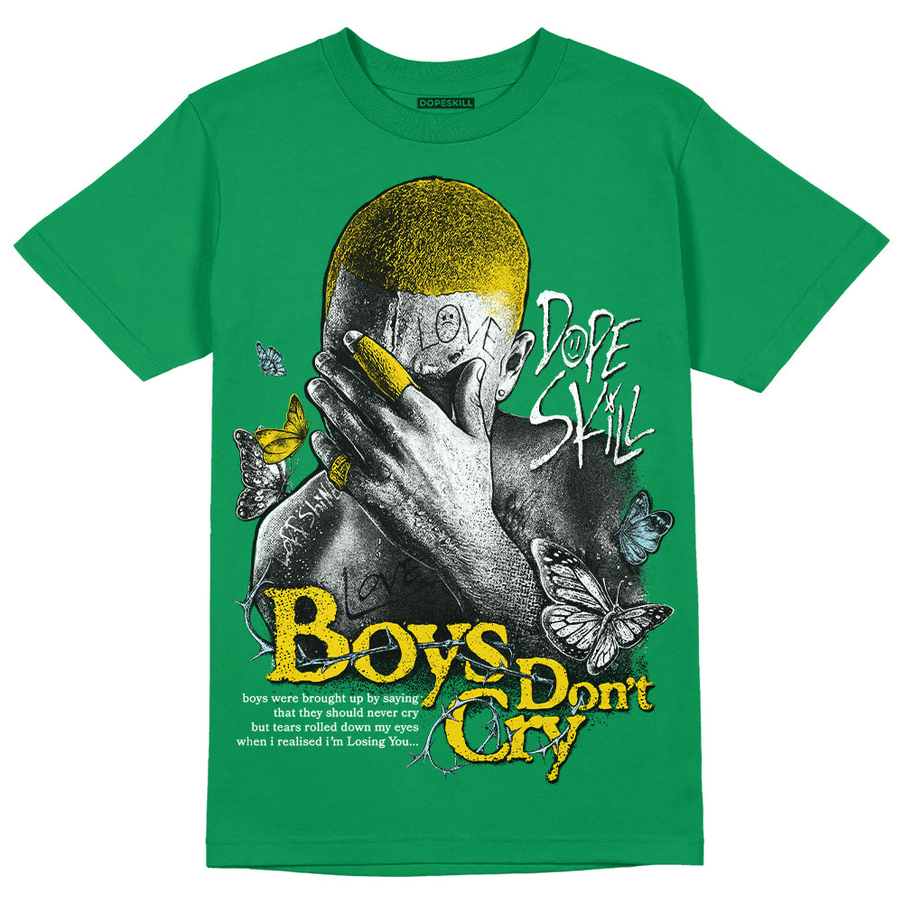 Lucky Green 5s superstreetwear Green T-shirt Boys Don't Cry Graphic