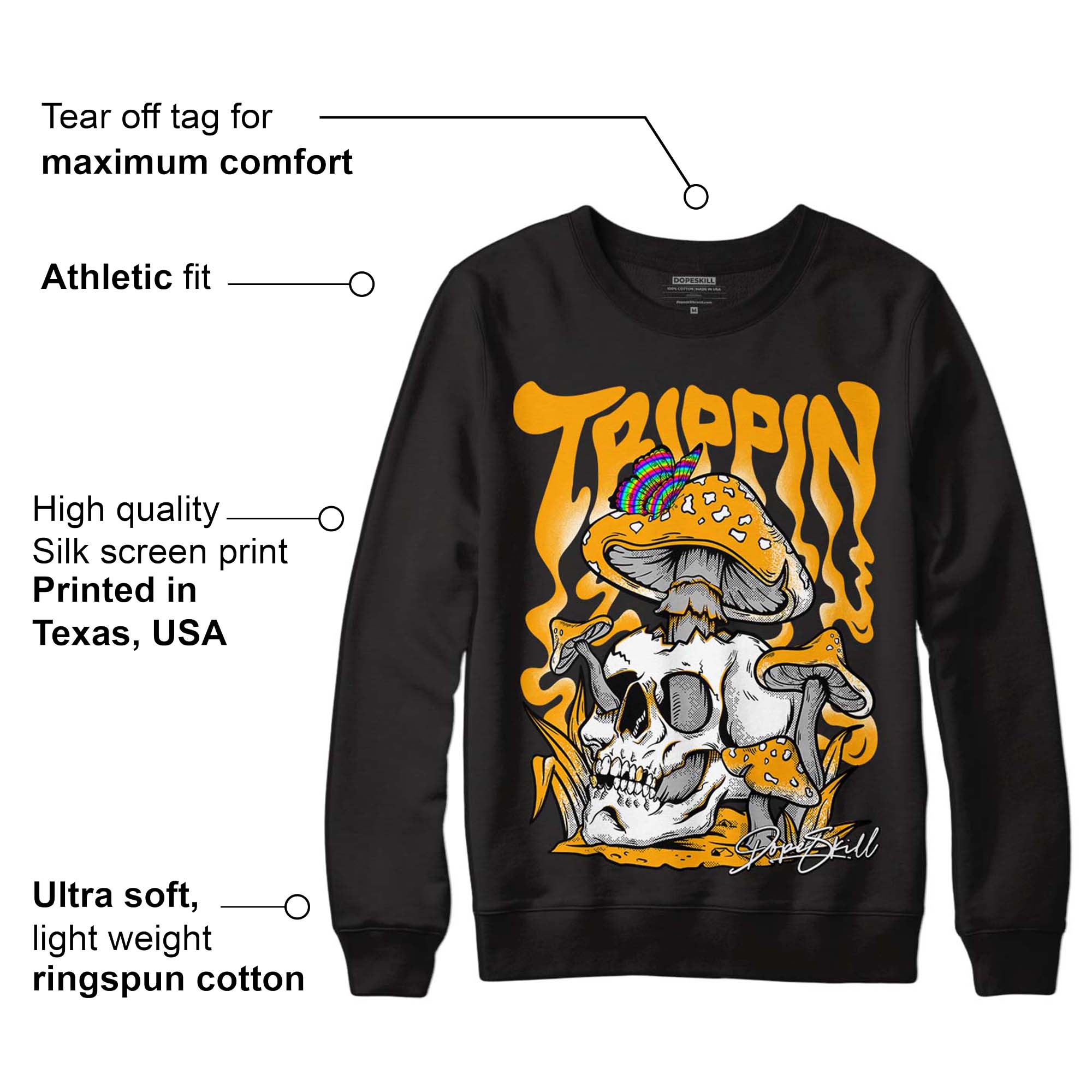 Black Taxi 12s superstreetwear Sweatshirt Trippin Graphic