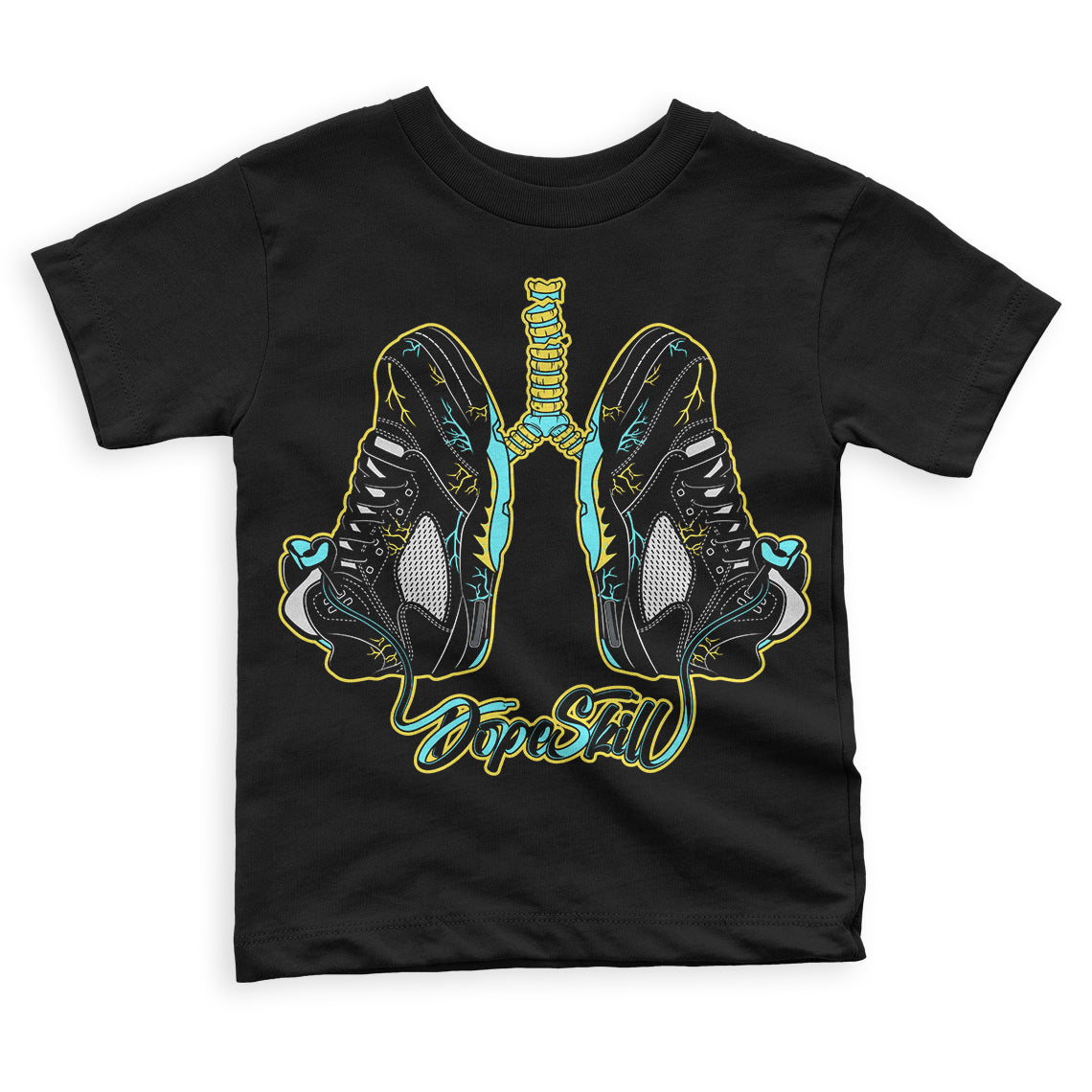 Aqua 5s superstreetwear Toddler Kids T-shirt Breathe Graphic