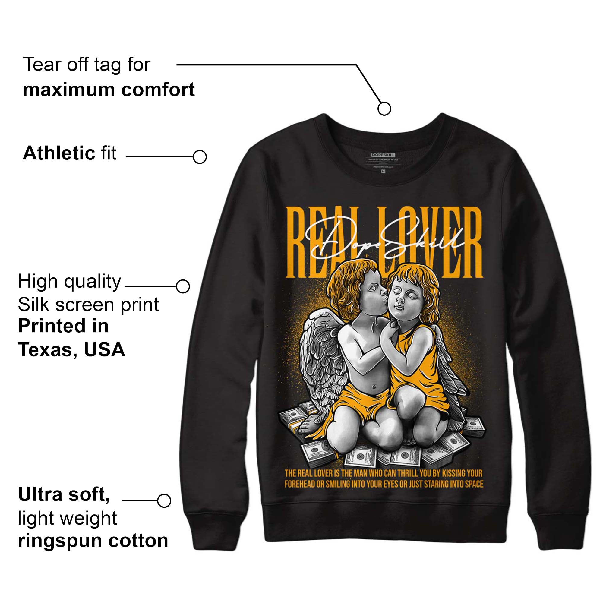 Black Taxi 12s superstreetwear Sweatshirt Real Lover Graphic