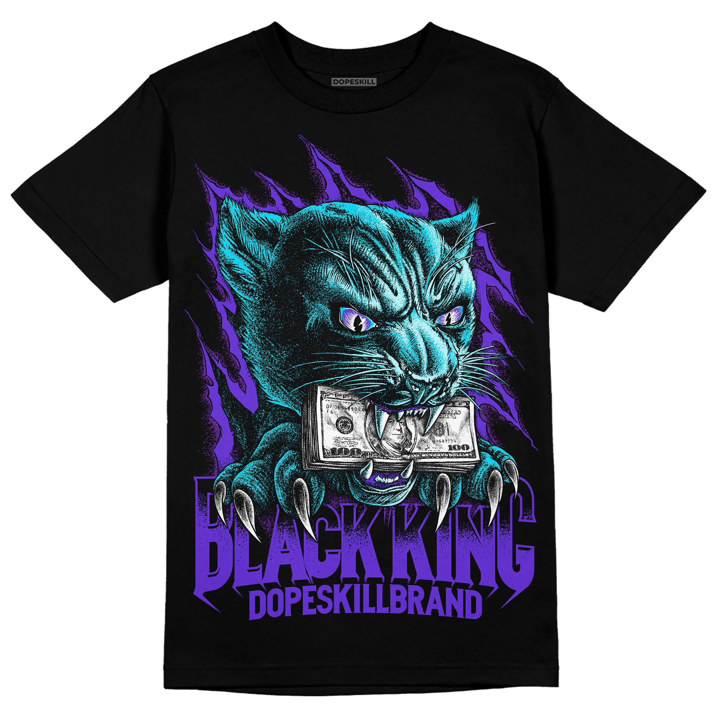Aqua 6s superstreetwear T-Shirt Black King Graphic