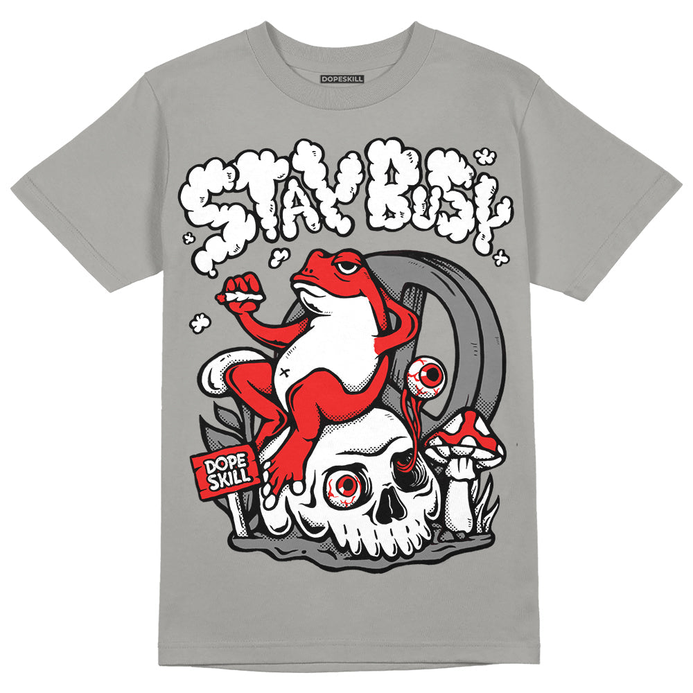 Grey Collection superstreetwear Grey T-shirt Stay Busy Graphic