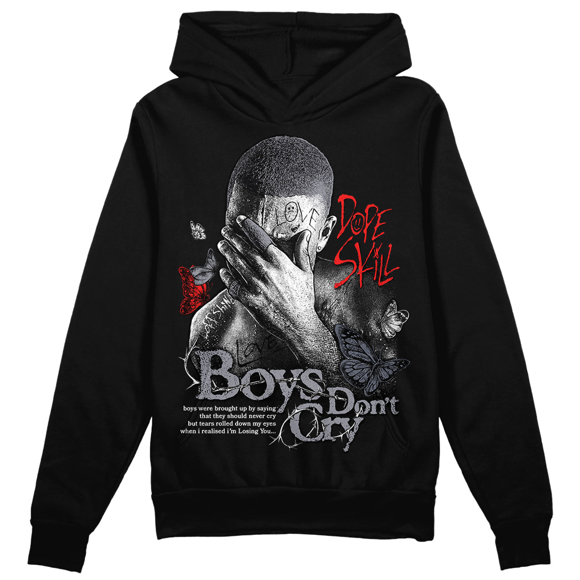 Stealth 14s superstreetwear Hoodie Sweatshirt Boys Don't Cry Graphic