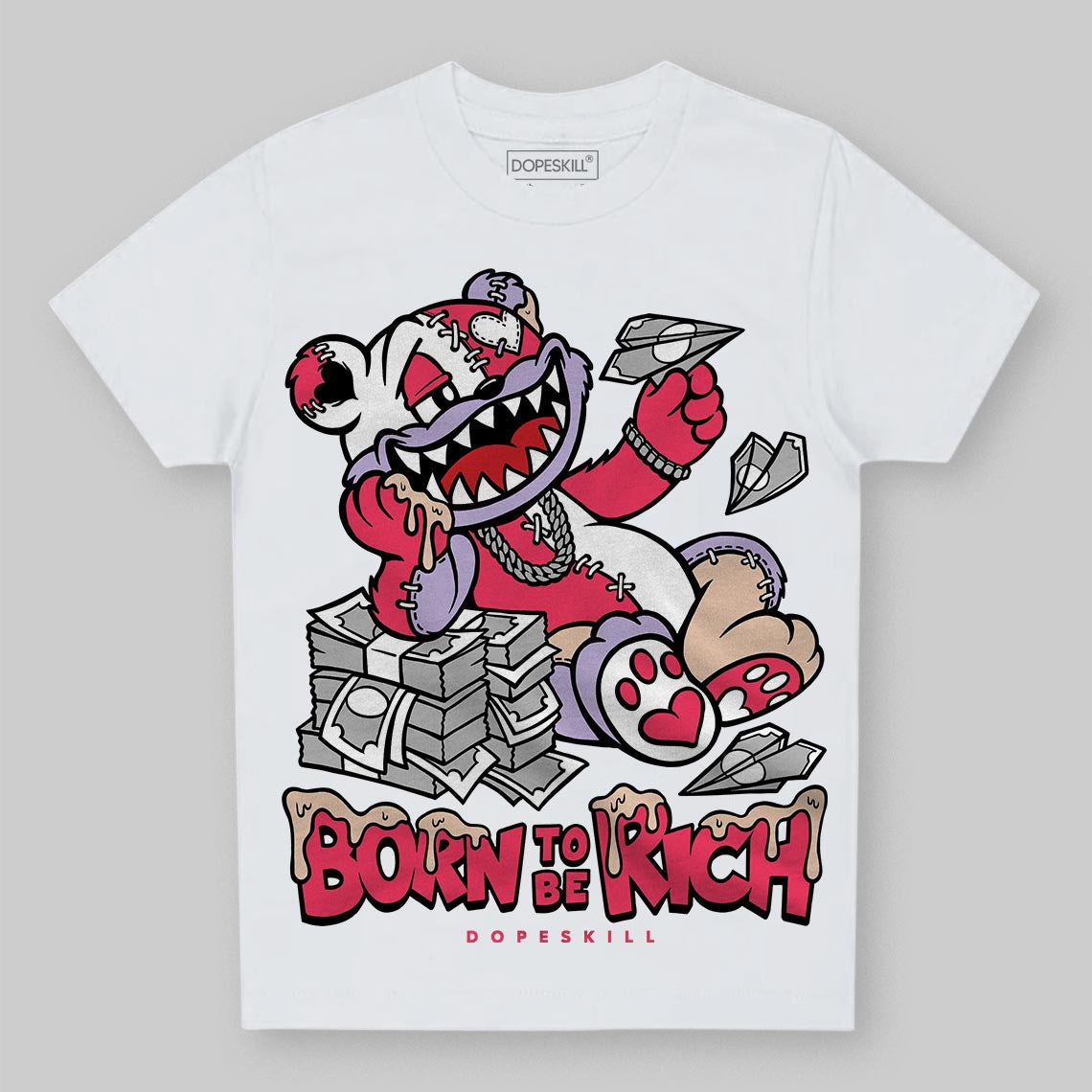 Peanut Butter Jelly 5s superstreetwear Toddler Kids T-shirt Born To Be Rich Graphic