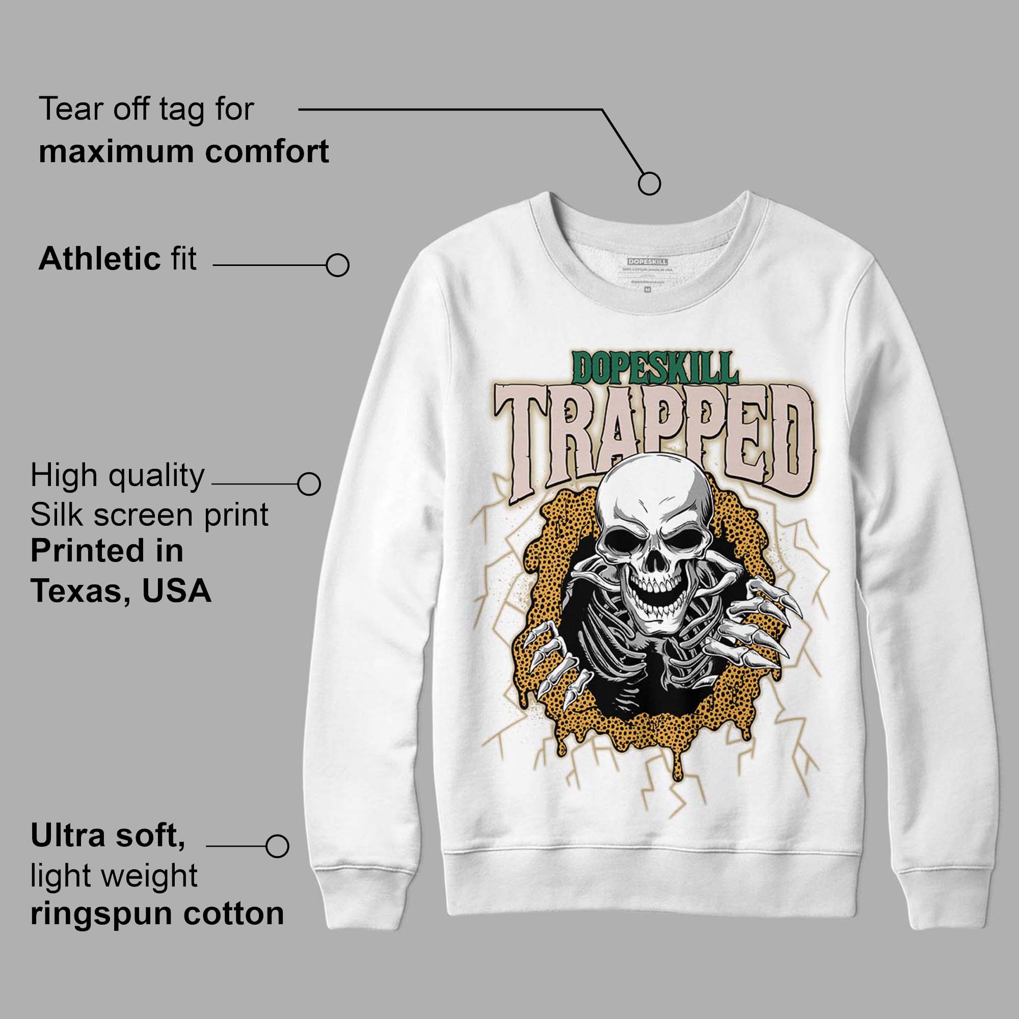 Safari Dunk Low superstreetwear Sweatshirt Trapped Halloween Graphic