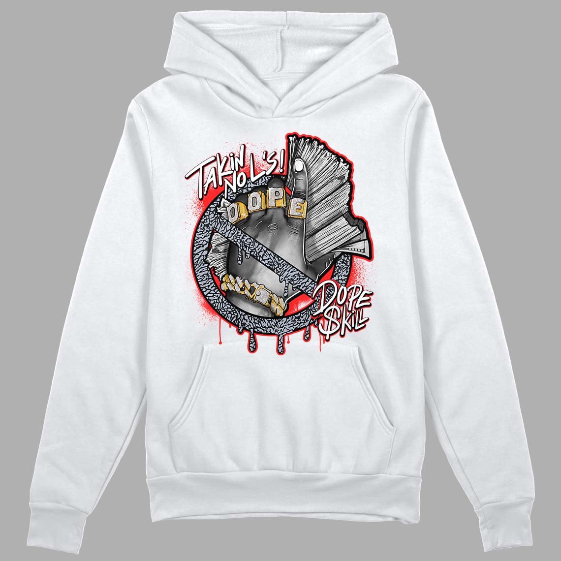 White Cement Reimagined 3s superstreetwear Hoodie Sweatshirt Takin No L's Graphic
