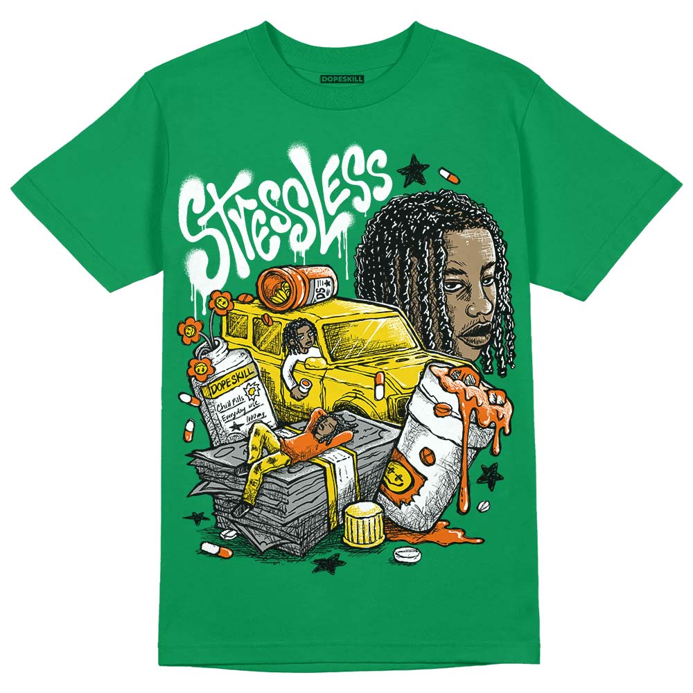 Green Collection superstreetwear Green T-shirt Stressless Graphic