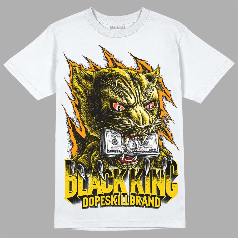 Yellow Ochre 6s superstreetwear T-Shirt Black King Graphic