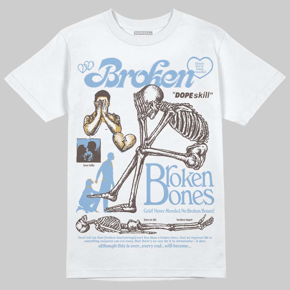 Handball Spezial Light Blue superstreetwear T-Shirt Broken Bones Graphic