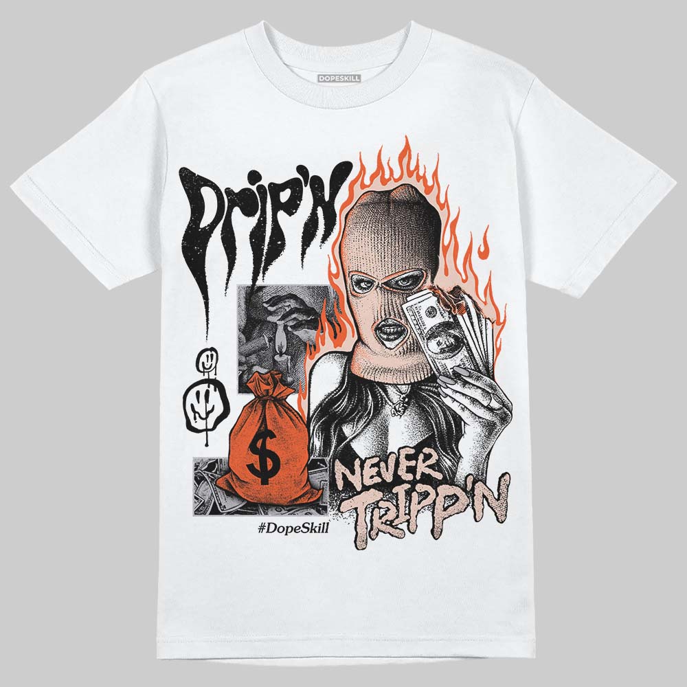 1130 Oyster Grey superstreetwear T-Shirt Drip'n Never Tripp'n Graphic