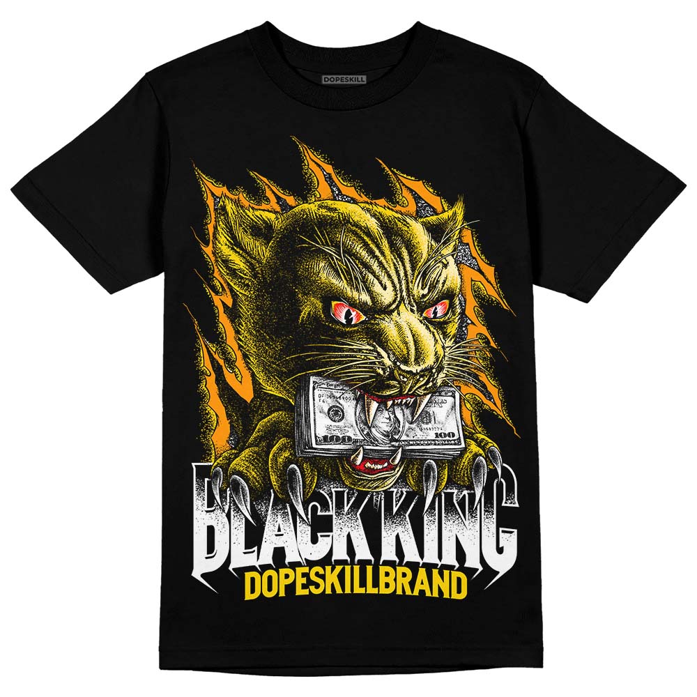 Yellow Ochre 6s superstreetwear T-Shirt Black King Graphic