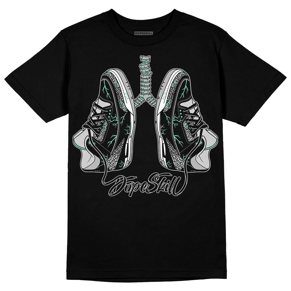 Green Glow 3s superstreetwear T-Shirt Breathe Graphic