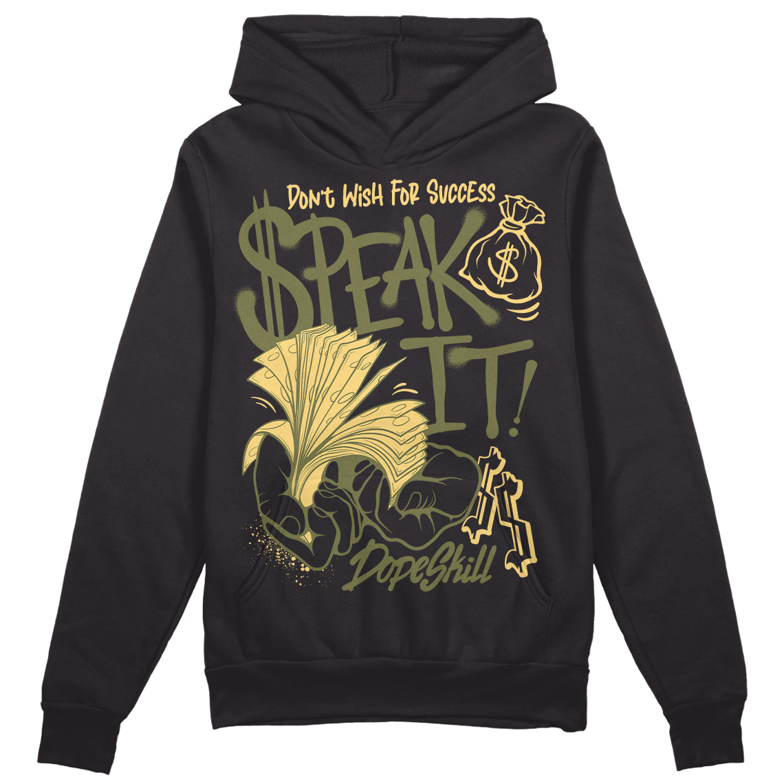 Craft Olive 4s superstreetwear Hoodie Sweatshirt Speak It Graphic