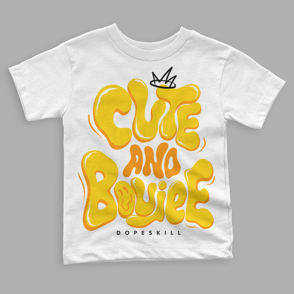 Yellow Ochre 6s superstreetwear Toddler Kids T-shirt Cute and Boujee Graphic